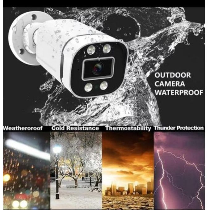 Generic Caméra De Vidéo Surveillance 6 MP + 500G Full Color- Audio Kit ...