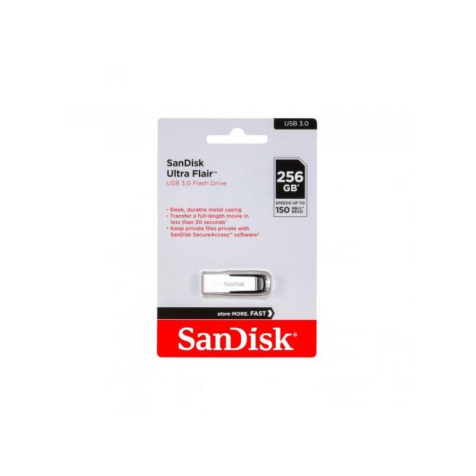 SanDisk CLE USB SANDISK 256GB Metal - Prix pas cher