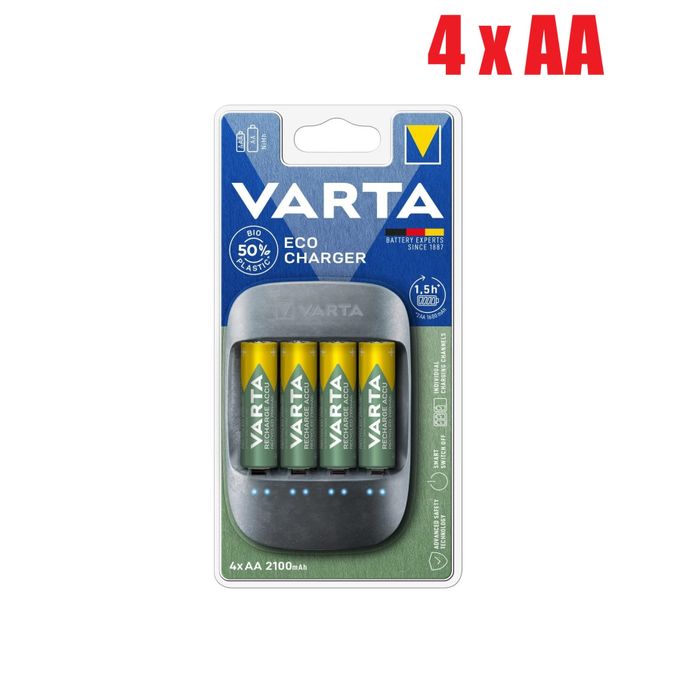 Piles AA 1.2 V Rechargeable - Lot de 4 - Varta