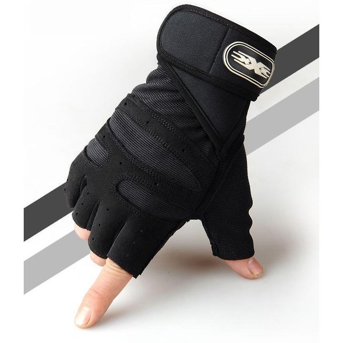 Gants Tactiques Sans Doigts - Protection Articulations - Airsoft, Moto, Bricolage - Taille Unique (asiatique)
