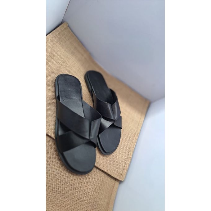 Belle Sandale En Cuir Homme