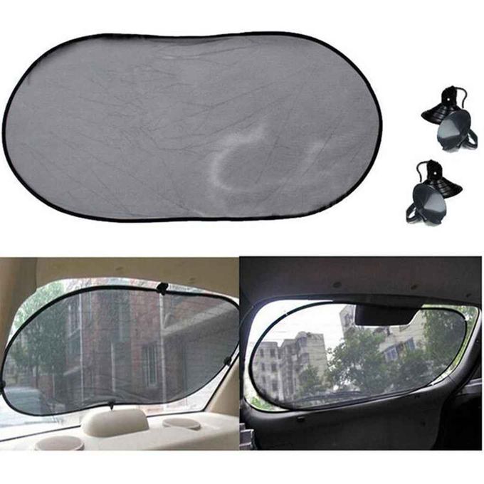 Pare-soleil,Pare soleil en tissu maille pour vitres latérales arrière,2  pièces,protection UV,rideau noir pour voiture - Type Black-A - Cdiscount  Auto