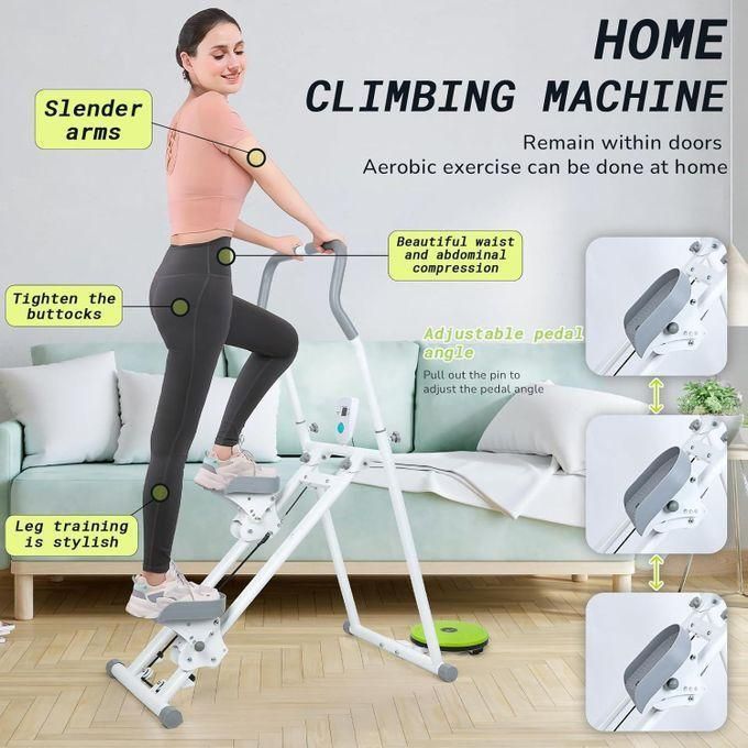 Stepper D'escalier Pliable Pour La Maison : Machine De Sport Complète Avec Cardio Et Grimpeur Vertical