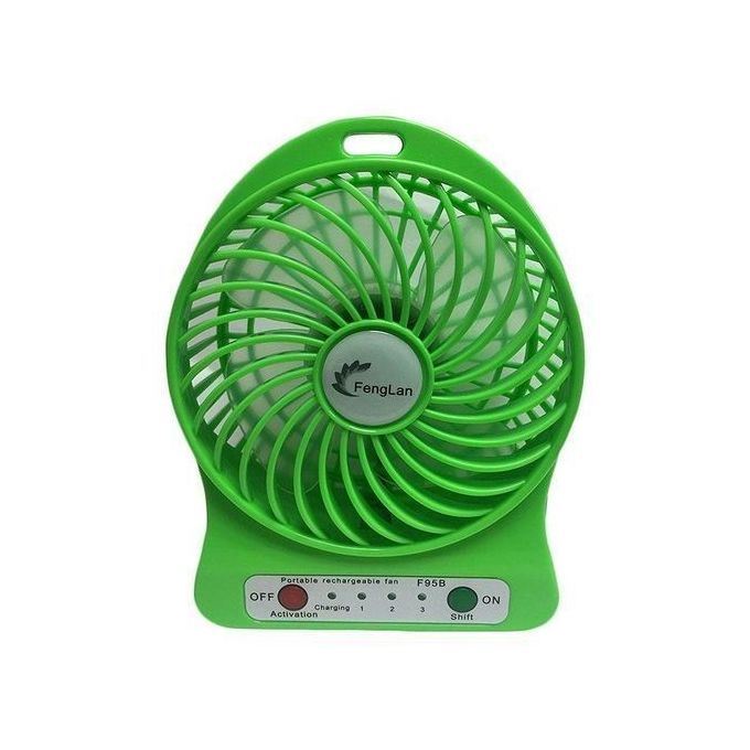Vert Fonc Mini Ventilateur Pince, Petit Ventilateur Usb Avec