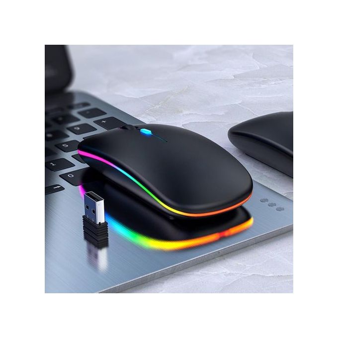 Souris Sans Fil LED, Souris Sans Fil Rechargeable SAYDY G12