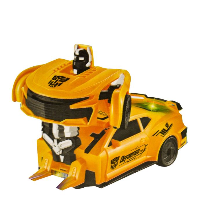 product_image_name-TOY LAND-Voiture Robot Transformers - 3 Ans   - Jaune - CADEAU DE NOEL-1
