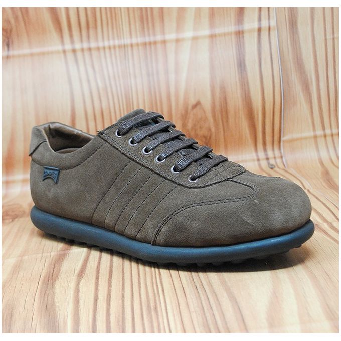 basket daim marron homme