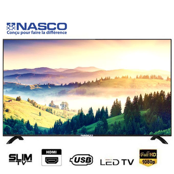 NASCO Slim TV LED - 40 Pouces - HDMI - USB -VGA - Garantie 1 an