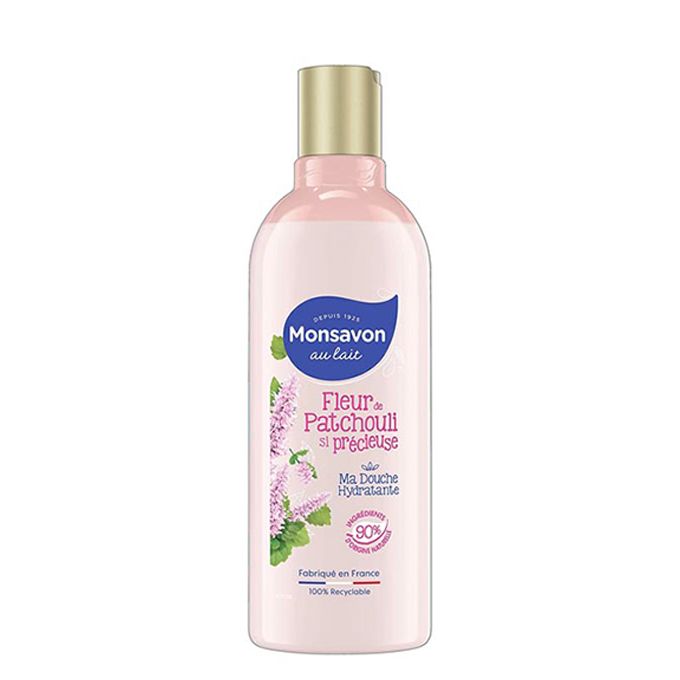 Lot De 4 Gels Douche Monsavon Fleur De Patchouli 300ml - Hydratant Et Naturel