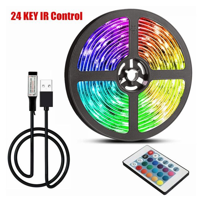 BANDE - RUBAN LED lumineux 20M 1200LED RGB Lumière de câble USB Barre  lumineuse décorative flexible avec télécommande - Cdiscount Maison