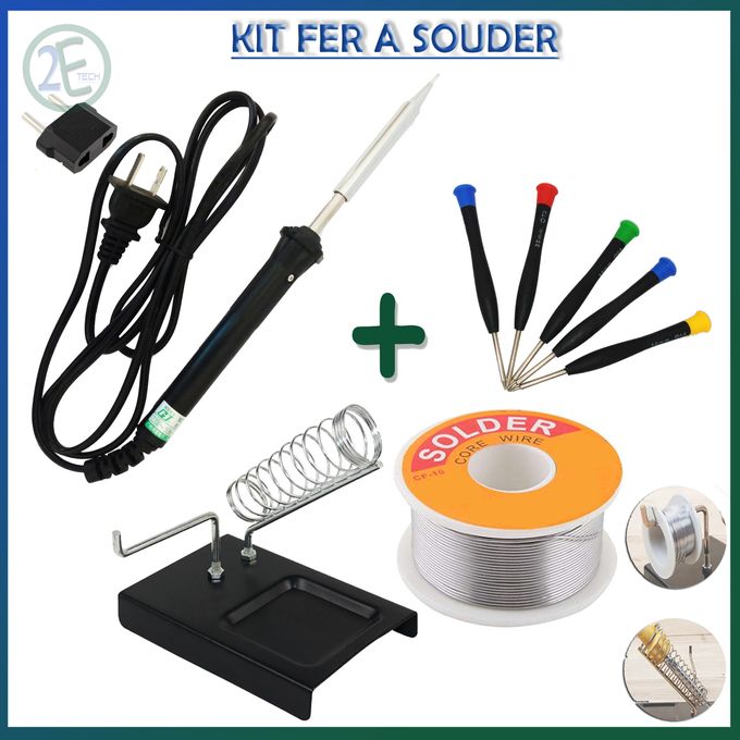 KIT DE FER A SOUDER - NOIR