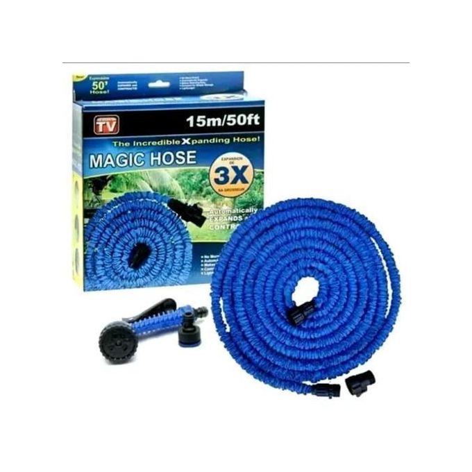 Magic Hose Tuyau Arrosage Extensible, Tuyau de lavage de voiture,  installations de nettoyage et d'arrosage, 15m / 50ft à prix pas cher