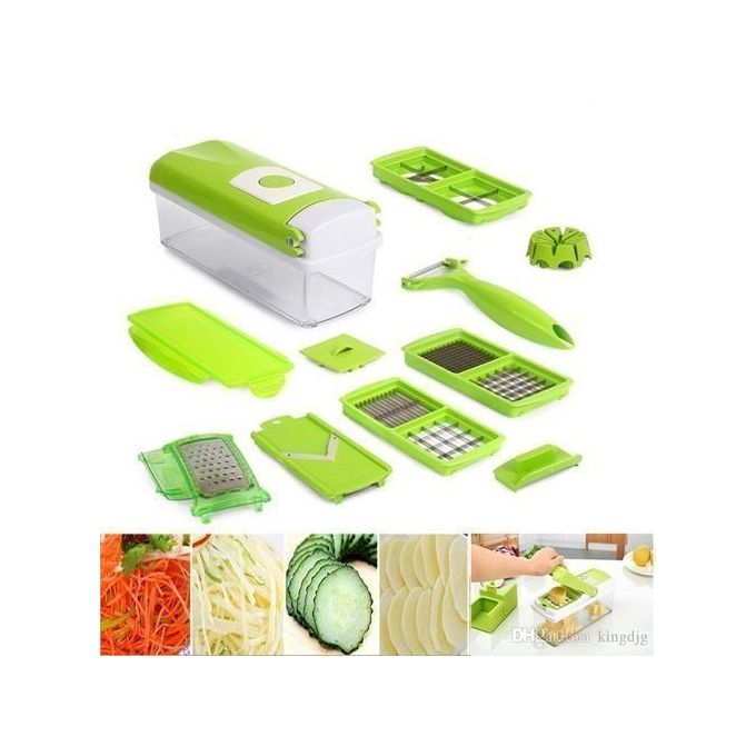 Nicer Dicer Plus Genius Découpeur Nicer Dicer Plus - Fruits Et Légumes -  Vert - Prix pas cher