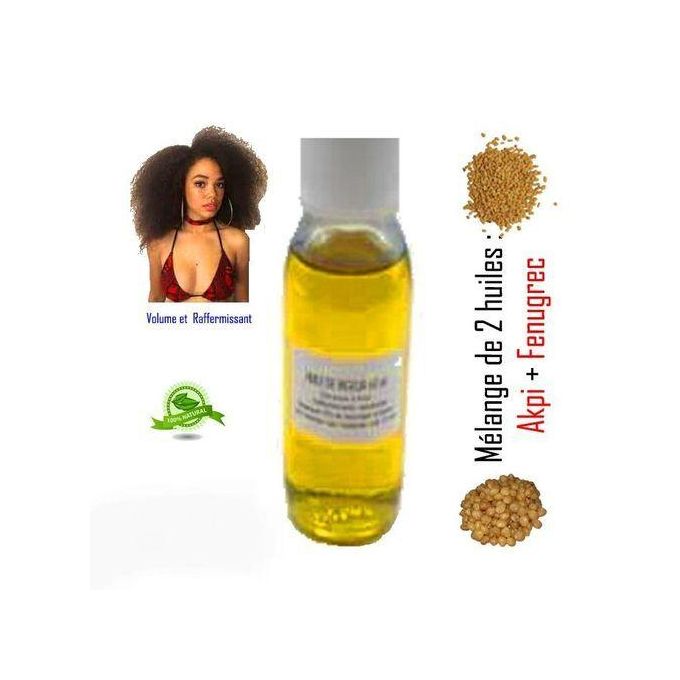 Pack De 3 Huiles Capillaires Kigelia, Fenugrec, Akpi - 100 Ml Chaque - Pour Pousse Et Brillance
