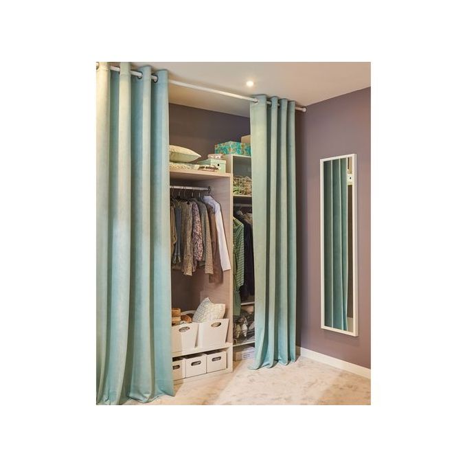Barre De Rideau De Douche Droite Extensible De 120 à 220 Cm Blanc Garantie 2 Ans