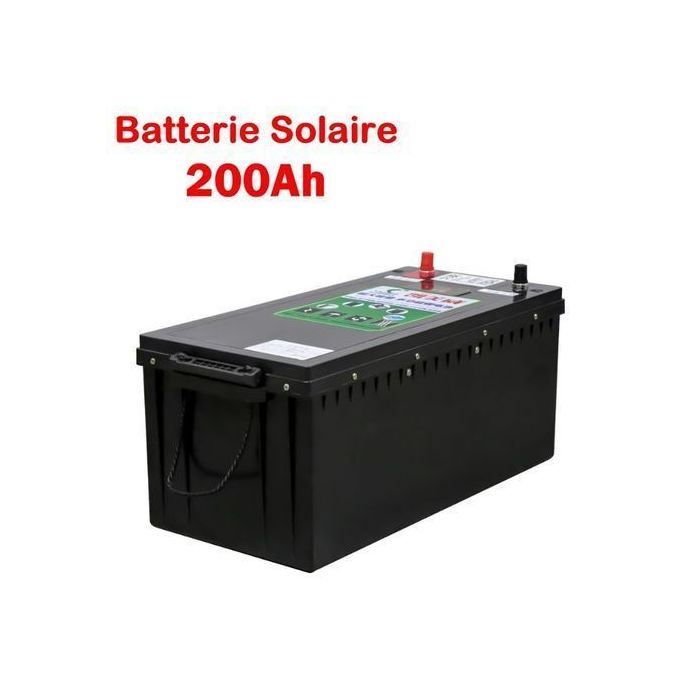 Batterie Solaire Gel 200 AH 12V Decharge Lente-Voltronic Power - Cdiscount  Bricolage