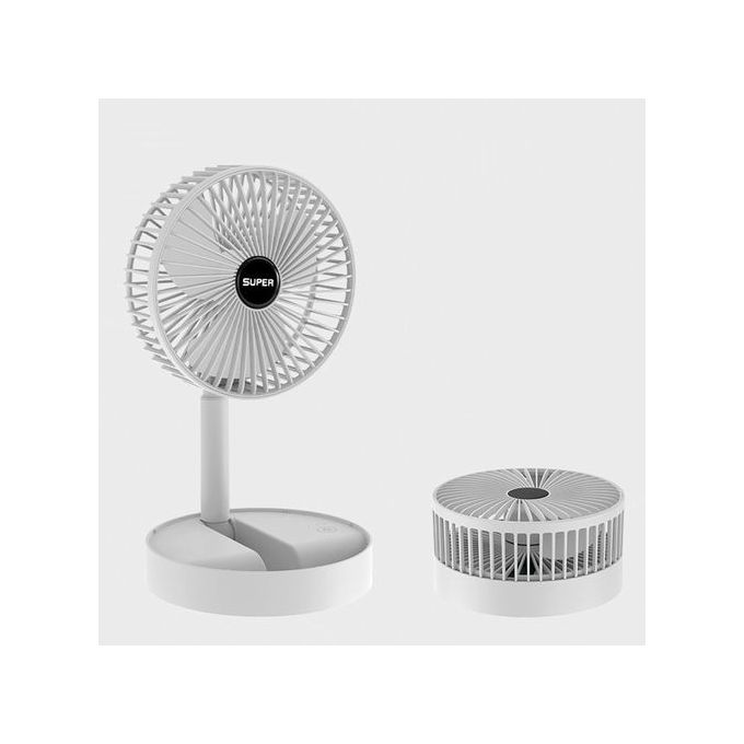 Ventilateur GENERIQUE Portable USB rechargeable jet d'air