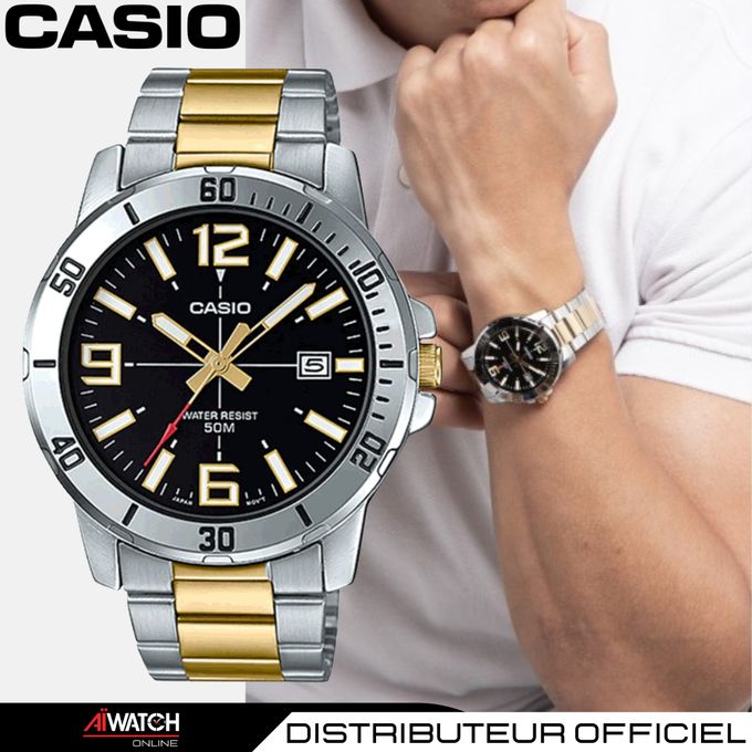 Casio Montre Homme MTP VD01SG 1BVUDF Bracelet En Acier
