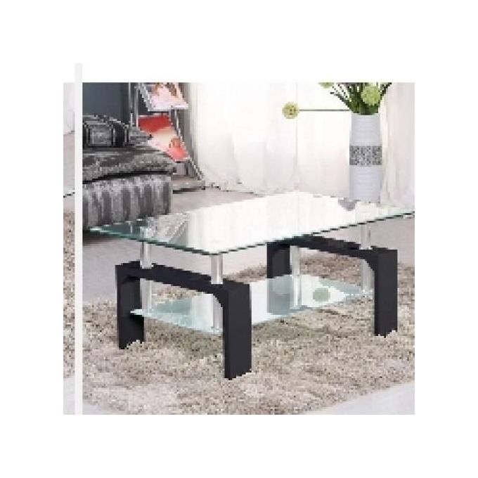 Deco Table Basse En Verre Et Pied En Bois Table De Salon Moderne 100x60x45cm Noir Prix Pas Cher Jumia Ci Selon que le plateau pour table en verre design repose sur sa périphérie ou par point, le vitrage doit être plus épais. table basse en verre et pied en bois table de salon moderne 100x60x45cm noir