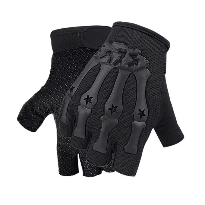 Gants Tactiques Militaire Demi-doigt Pour Moto, Chasse, Tir, Randonnée - Taille Asiatique, Neuf Avec étiquettes