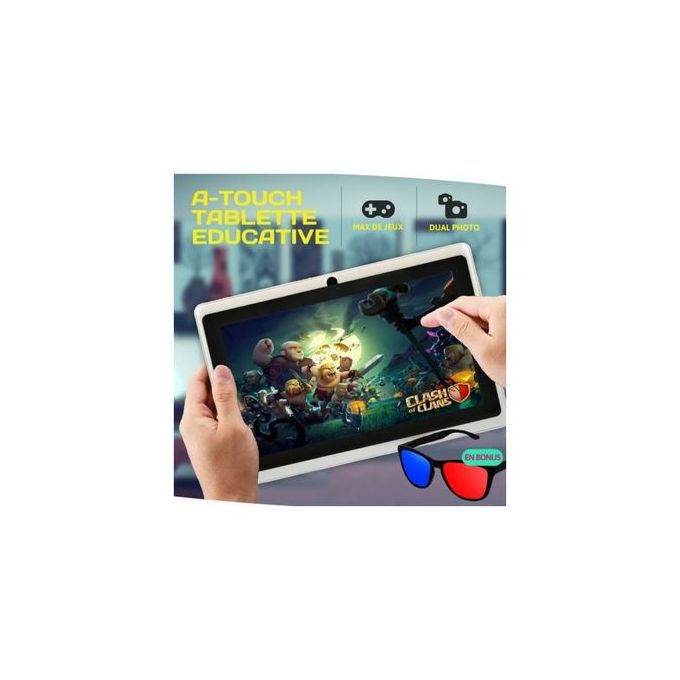 Atouch Tablette Éducative A36 - 7 Pouces - 32Go - 3Go Ram Android 5.1 -  Prix pas cher