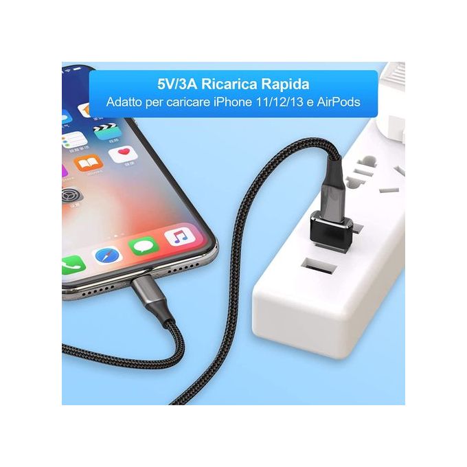 Generic Adaptateur USB C Femelle Vers USB Mâle, Connecteur Câble Chargeur  Type C - Prix pas cher