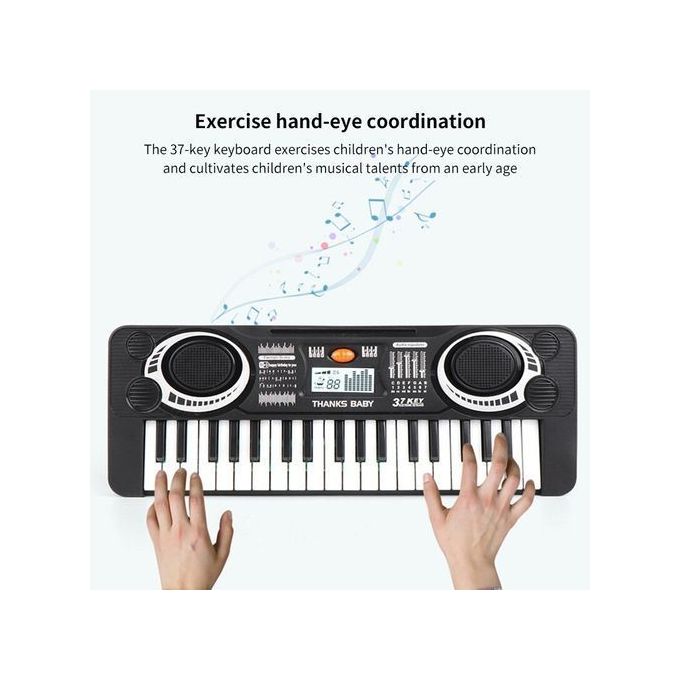 Mini Piano Électronique Électronique 37 Touches Haut-Parleur Léger  Multifonctionnel Piano Numérique Clavier pour Cadeau - Cdiscount  Instruments de musique