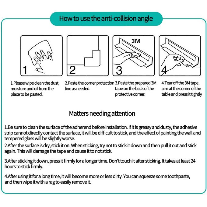 Fashion 4 Protecteurs Pour Bébé, Bord De Sécurité, Protection D'angle De  Table - Prix pas cher