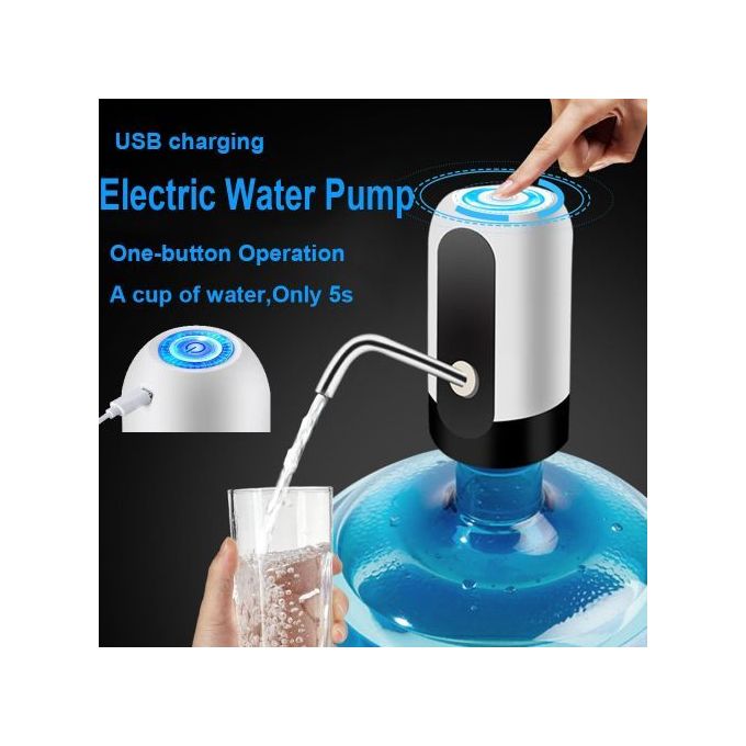 Distributeur de bouteille d'eau électrique portable, pompe flacon d'eau  potable, pliable, camping, cuisine