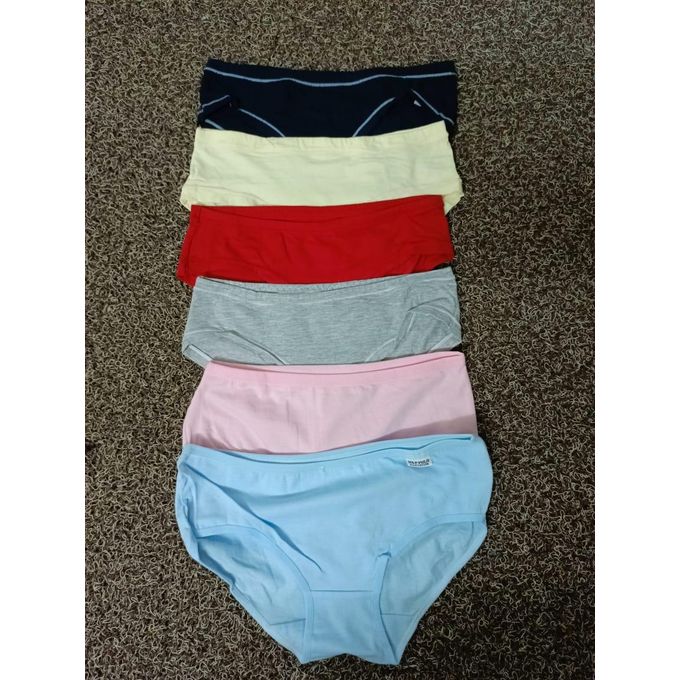Lot De 6 Slips Fille Hanes Taille 2T-3T – Neuf Scellé