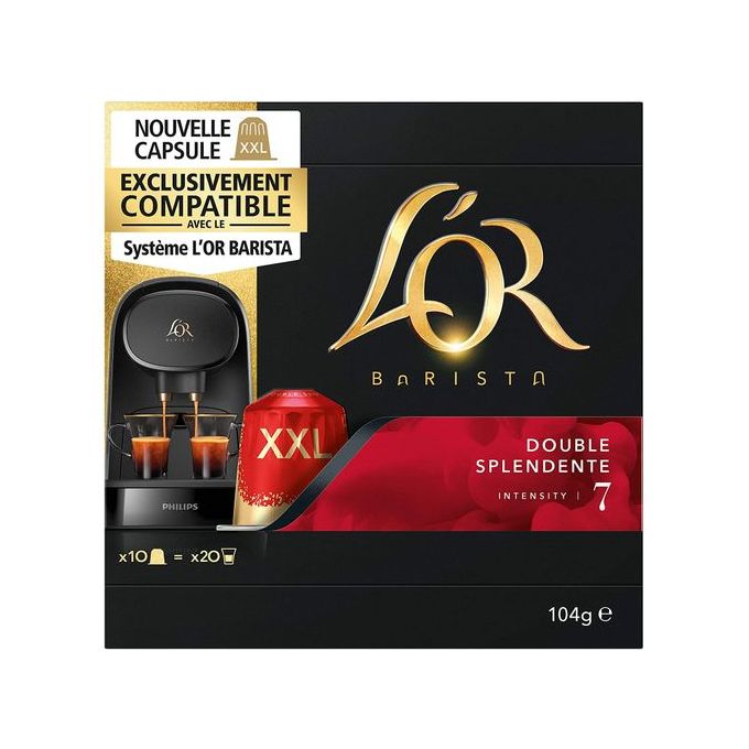  Espresso  NESPRESSO   L OR CAPSULES  DOUBLE SPLENDENTE 