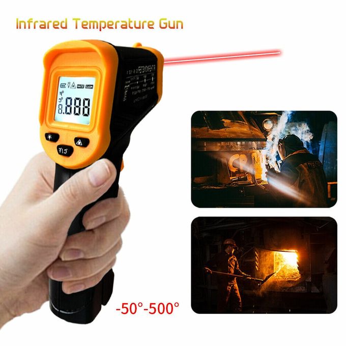 58°F~ 932°F Thermomètre Infrarouge à Main Sans Contact, LCD