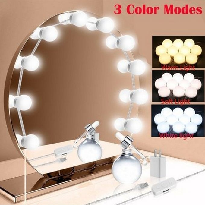 Miroir de courtoisie voiture USAMS US-ZB175 avec lumiere LED