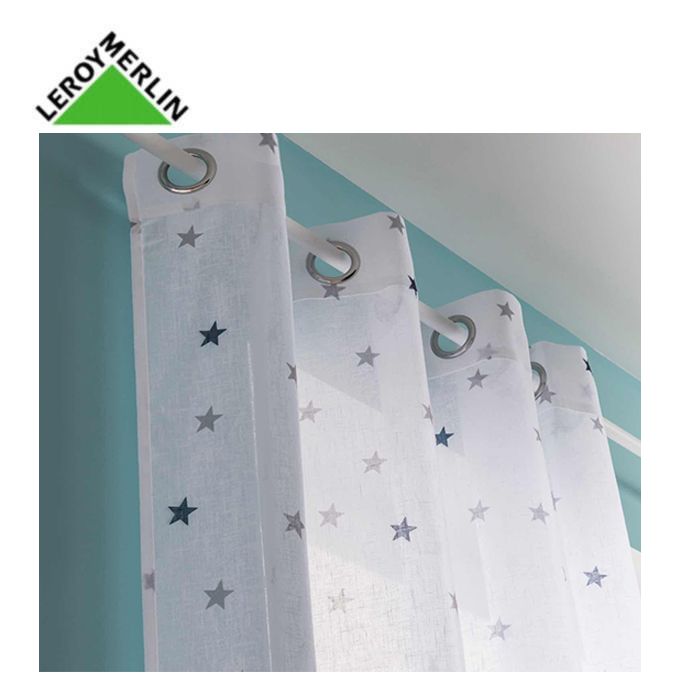 Leroy Merlin Rideau Voilage Etoile Gris L 135 X H 260 Cm Prix Pas Cher Jumia Ci