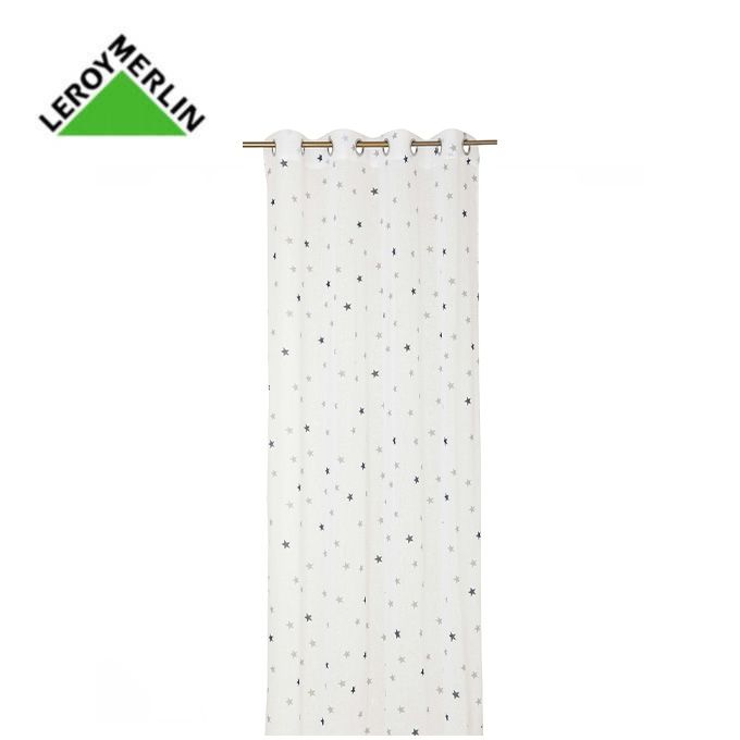 Leroy Merlin Rideau Voilage Etoile Gris L 135 X H 260 Cm Prix Pas Cher Jumia Ci