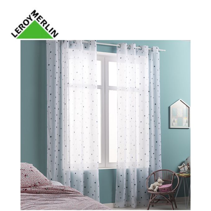 Leroy Merlin Rideau Voilage Etoile Gris L 135 X H 260 Cm Prix Pas Cher Jumia Ci
