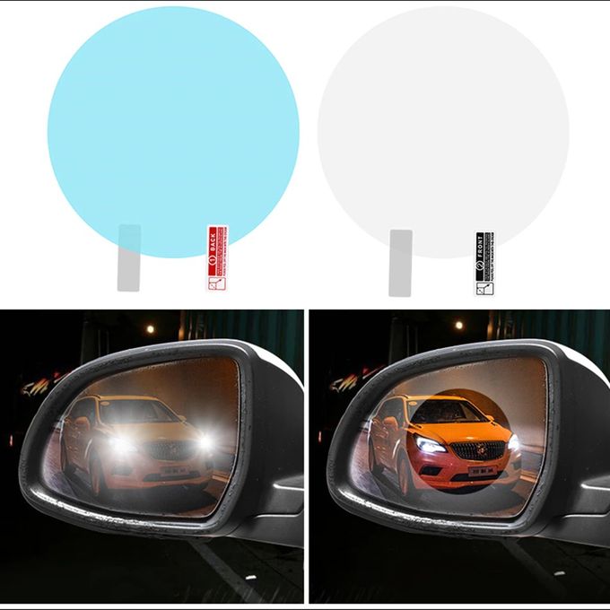 Generic 2 pcs Anti Brouillard Voiture Miroir Transparent Anti-éblouissement  Rétroviseur à prix pas cher