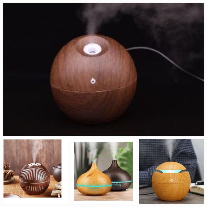 Diffuseur D'Huiles Essentielles Humidificateur D'AromathéRapie Diffuseurs  de Brume de Parfum éLectrique Purificateur D'ArôMe D'Air à Ultrasons (Prise  EuropéEnne)