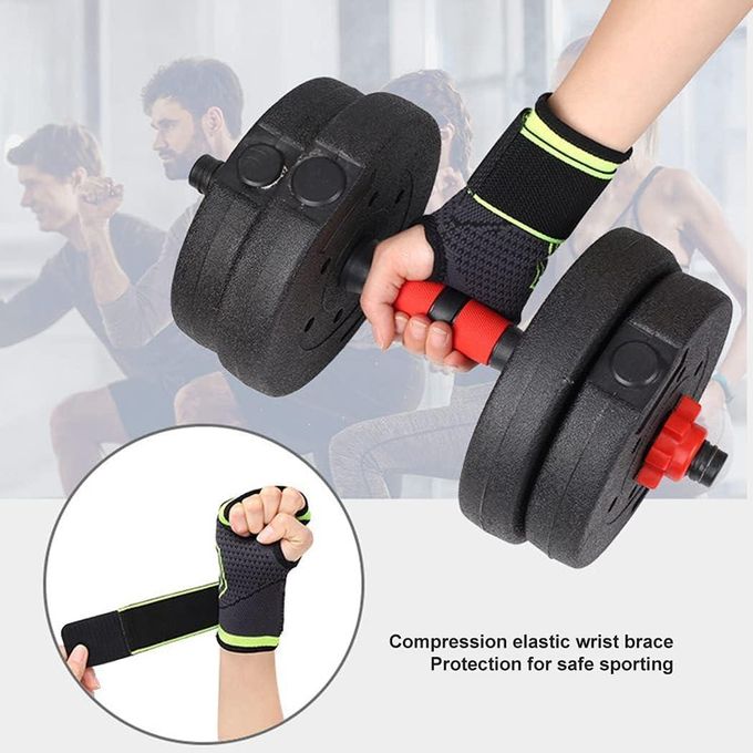 Gants de musculation pour électrostimulation et haltérophilie - Black