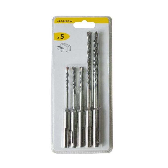Leroy Merlin Coffret De 5 Forets Beton Ciment De 4 A 8 Mm