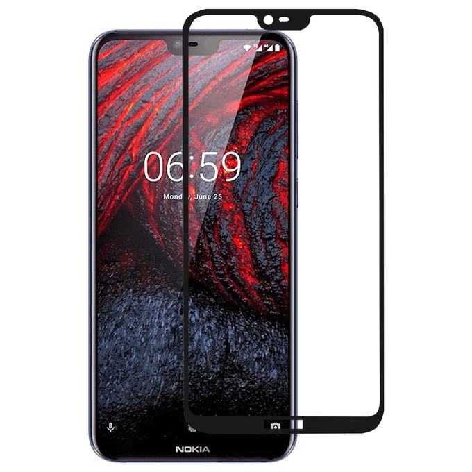 Full Glue Full Cover Screen Protector Tempered Glass Film For Nokia 61 Plus X6