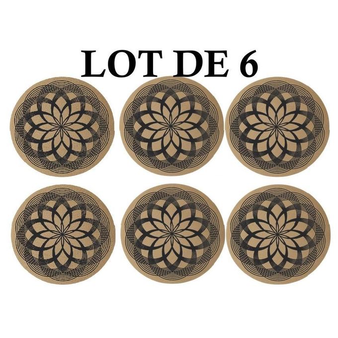 Set de table rond pvc | Livraison gratuite