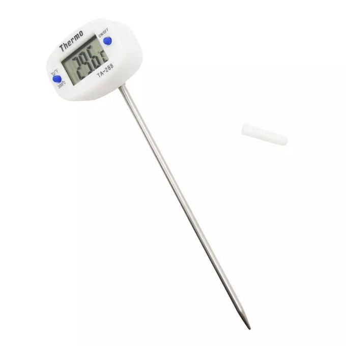 Thermometre cuisine accessoire cuisine termometre cuison,thermomètre sonde  cuisine thermometre barbecue 5Secondes LCD Ecran Thermomètre pour Patisserie  BBQ Lait à Viande Lait Culinaire 