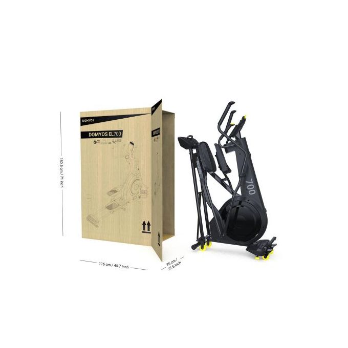 DOMYOS by decathlon ELLIPTIQUE ROUE AVANT 700 PLIABLE AUTO ALIMENTE ET CONNECTE Prix pas cher Jumia CI