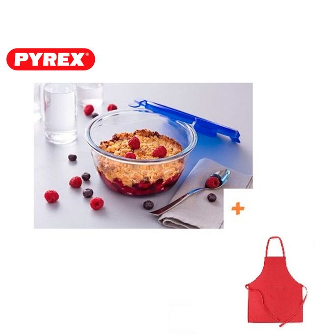 Pyrex Cook & Go Boîte en verre avec couvercle hermétique et étanche