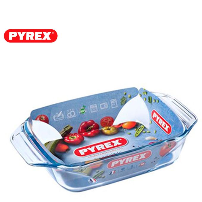 Pyrex - Irresistible - Plat à Four Rectangulaire en Verre, 27 x 17 cm
