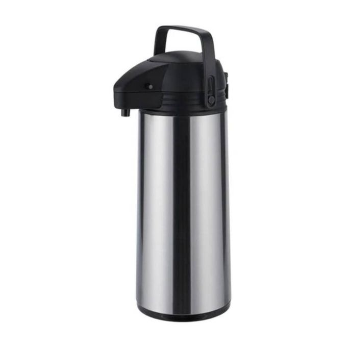 Pot à Café Isotherme 2L En Acier Inoxydable – Thermos 24h Chaud/Froid, Poignée Ergonomique, Pression