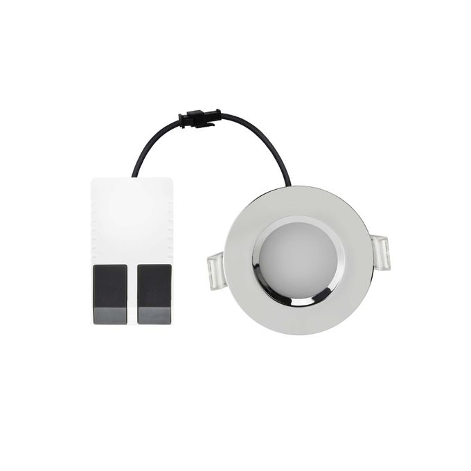 Kit 3 Spots à Encastrer Spécial Salle De Bains Diam 85cm Kilia Led Intégrée Blanc Garantie 5 Ans