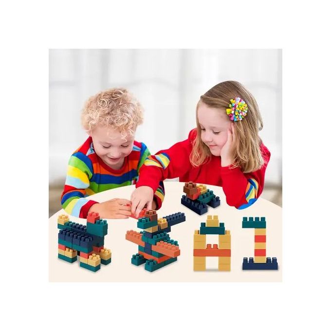 Dede Jeux de Construction d'Enfant +3 ans, Blocs de 92 Pcs, Blocs de  Construction, Briques en Plastique, Jouet de Briques d'Enfant