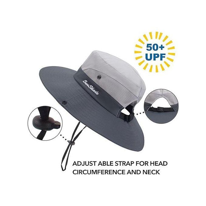 Chapeau De Soleil UV Unisexe – Casquette à Rabat Nuque Et Visière, Pour Pêche Et Randonnée